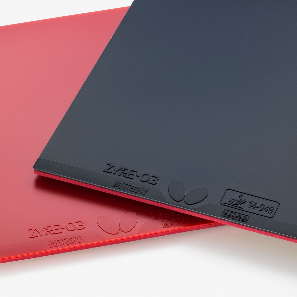 Butterfly Zyre 03 Table Tennis Rubber - Red & Black